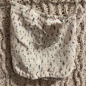 Skylar + Madison Multicolor Textured Crop Top